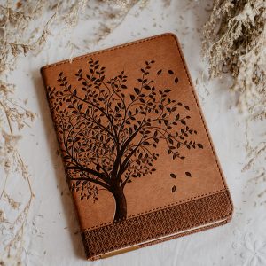 Tree of life vegan leather journal